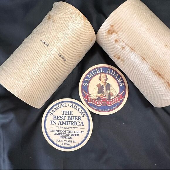 Vintage Samuel Adams Boston Lager cardboard beer mats Coasters NWOT - Picture 7 of 7